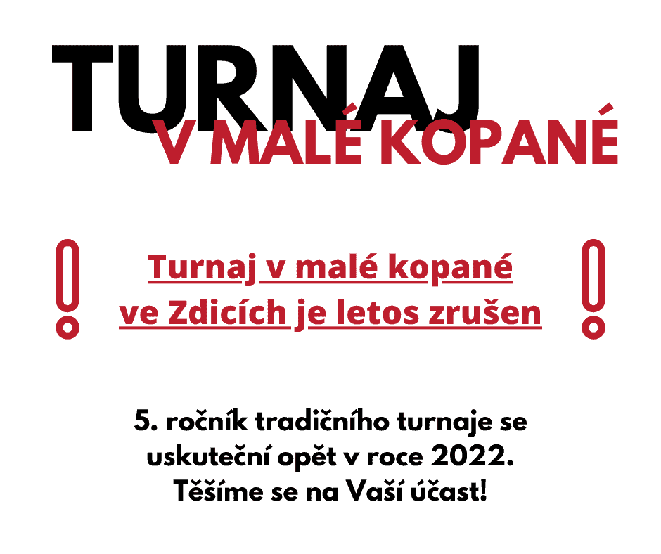 Přečtete si více ze článku Turnaj v malé kopané je letos zrušen!